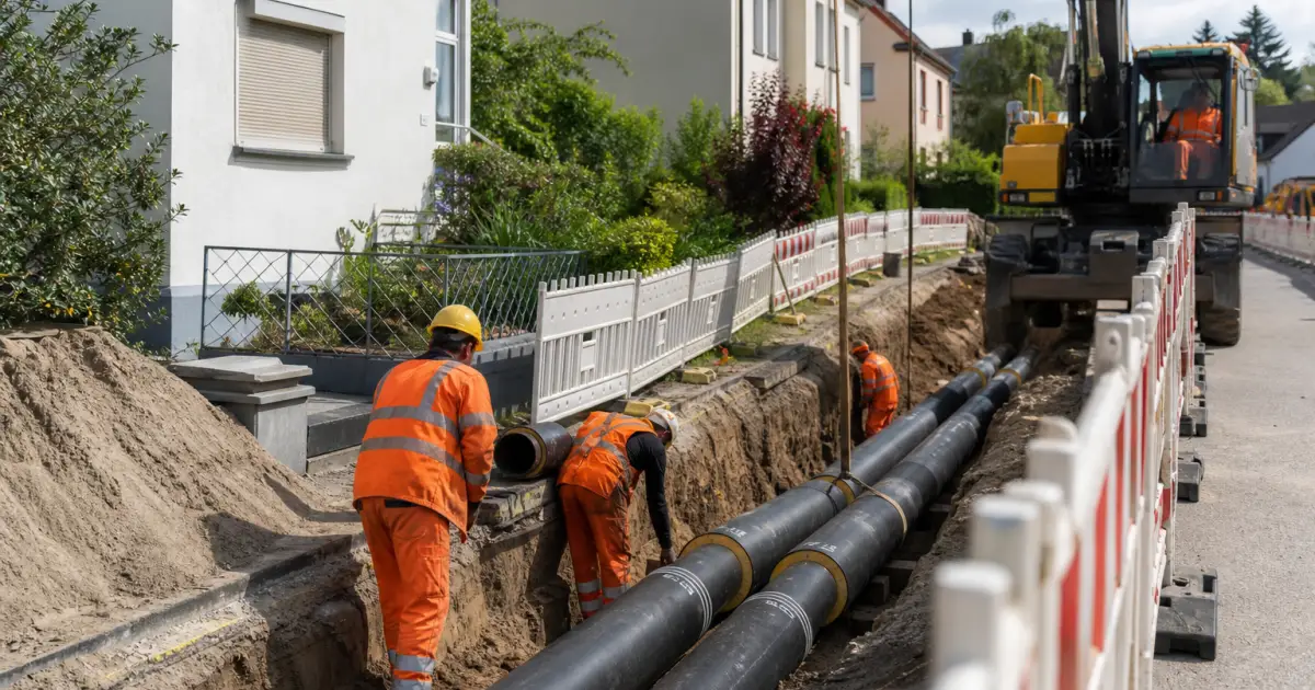 Kostenvergleich: Wärmenetz und Wärmepumpe über 20 Jahre